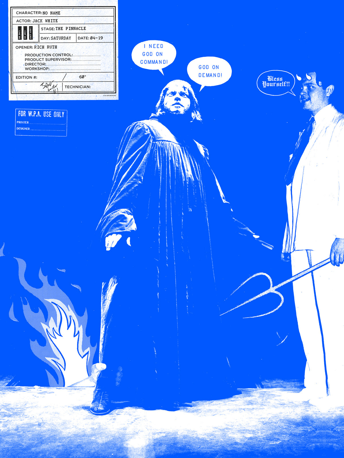 Jack White Nashville Night Two Blue Tangle Variant 2025