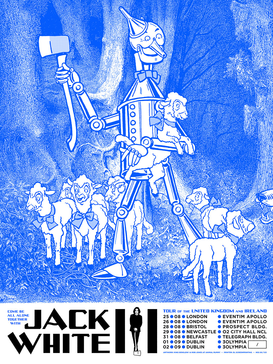 Jack White UK and Ireland TOUR-AP Standard Edition-Blue Foil