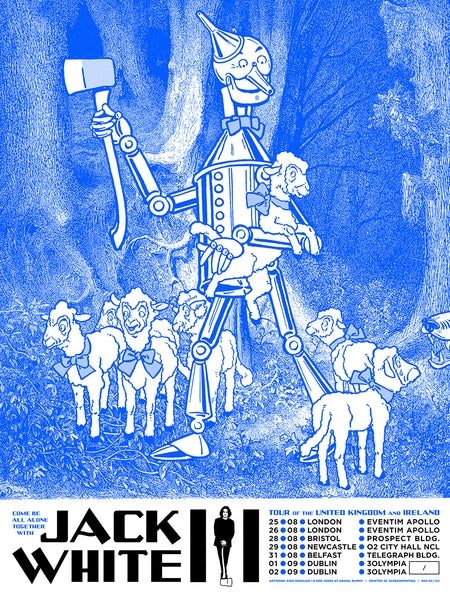 Jack White UK and Ireland TOUR-AP Standard Edition-Blue Foil